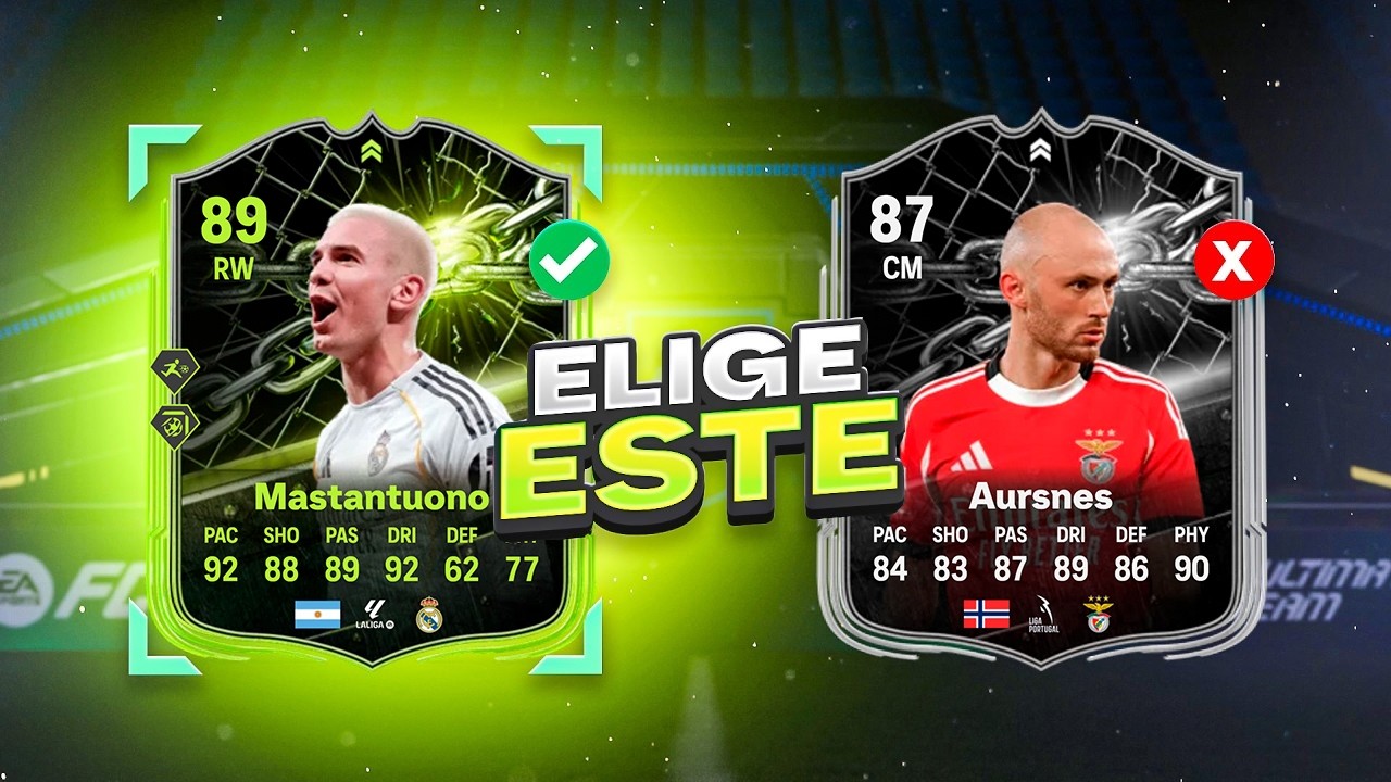 🚨 ¡CORRE! ¡Así Funciona SBC Showdown Mastantuono 89 y Aursnes 87 en EA FC 26! ¡Elige ESTE! 😱