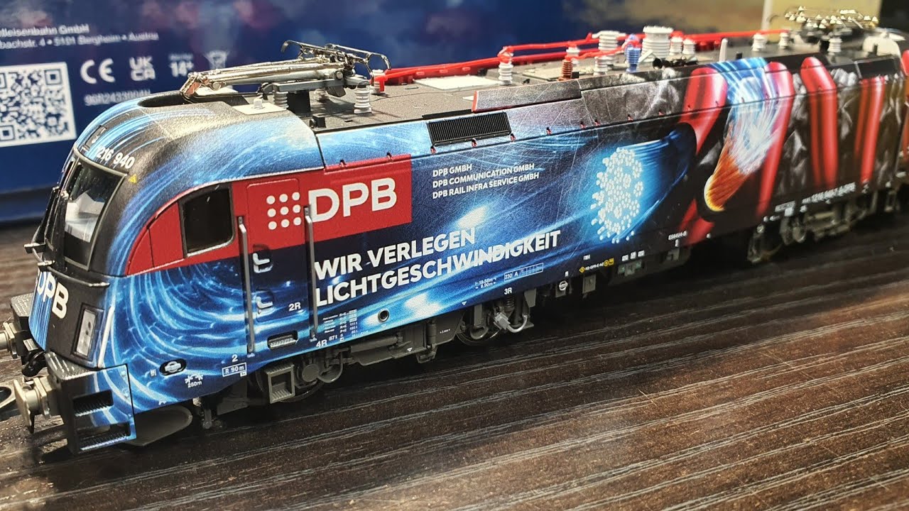 INPORTING INTO THE UK ROCO 7510005 DPB SPECIAL LIVERY DCC SOUND LOCO MODEL TRAIN