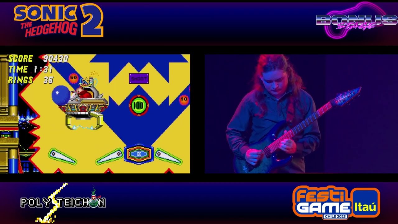 Sonic 2 Speed Run - Live In Festigame 2023 // Polysteichon