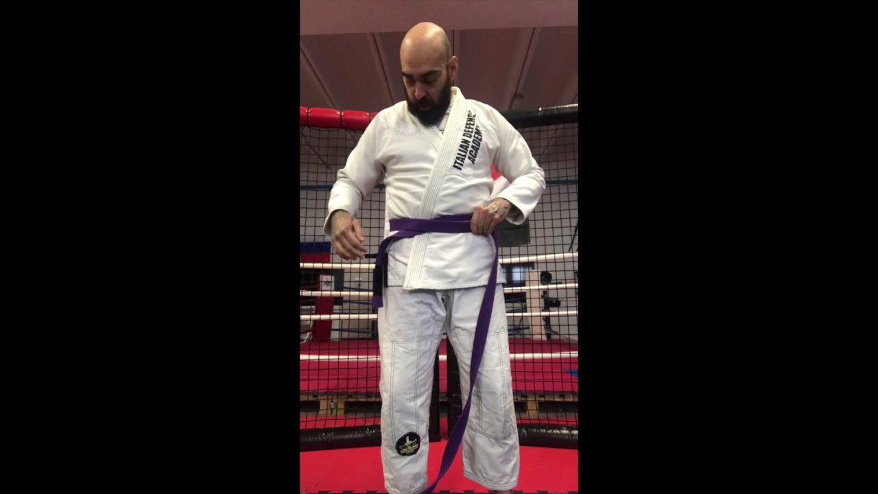 Come fare il nodo alla cintura da BJJ