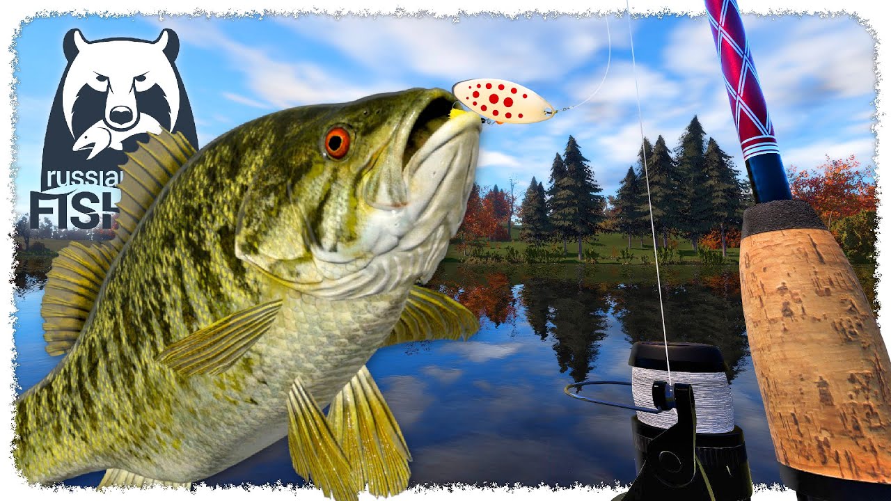 Catching BASS at Elk Lake (my rod can't handle the hogs) | RUSSIAN FISHING 4