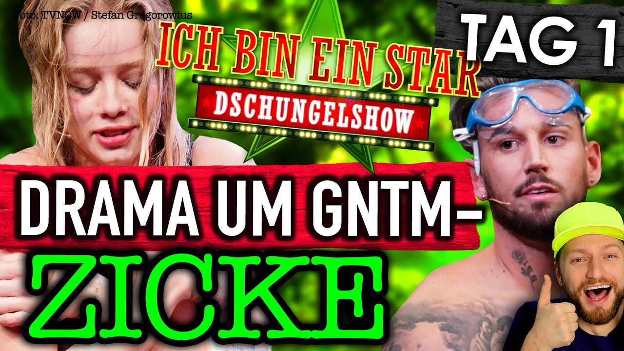 Dschungelshow: DRAMA um GNTM-ZICKE Zoe! IBES Dschungelcamp 2021 Tag 1