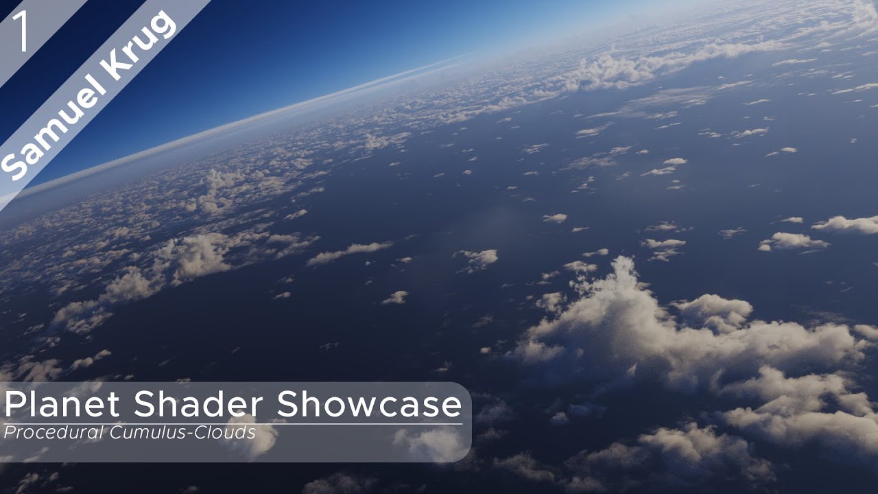 Blender Planet Shader Tutorial #1: Procedural Cumulus Clouds