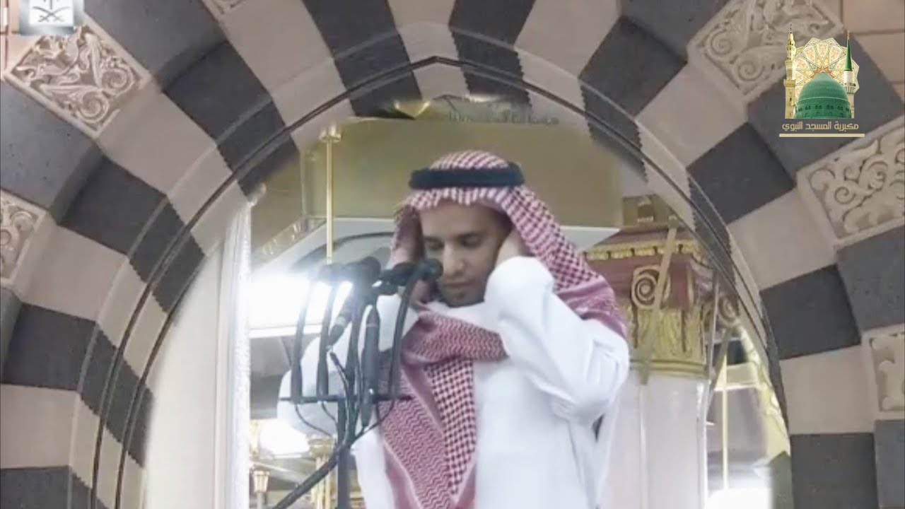أذان العشاء بحيعلات رائعة للمؤذن عبدالمجيد بن سلامة السريحي | 8-8-1439 هـ