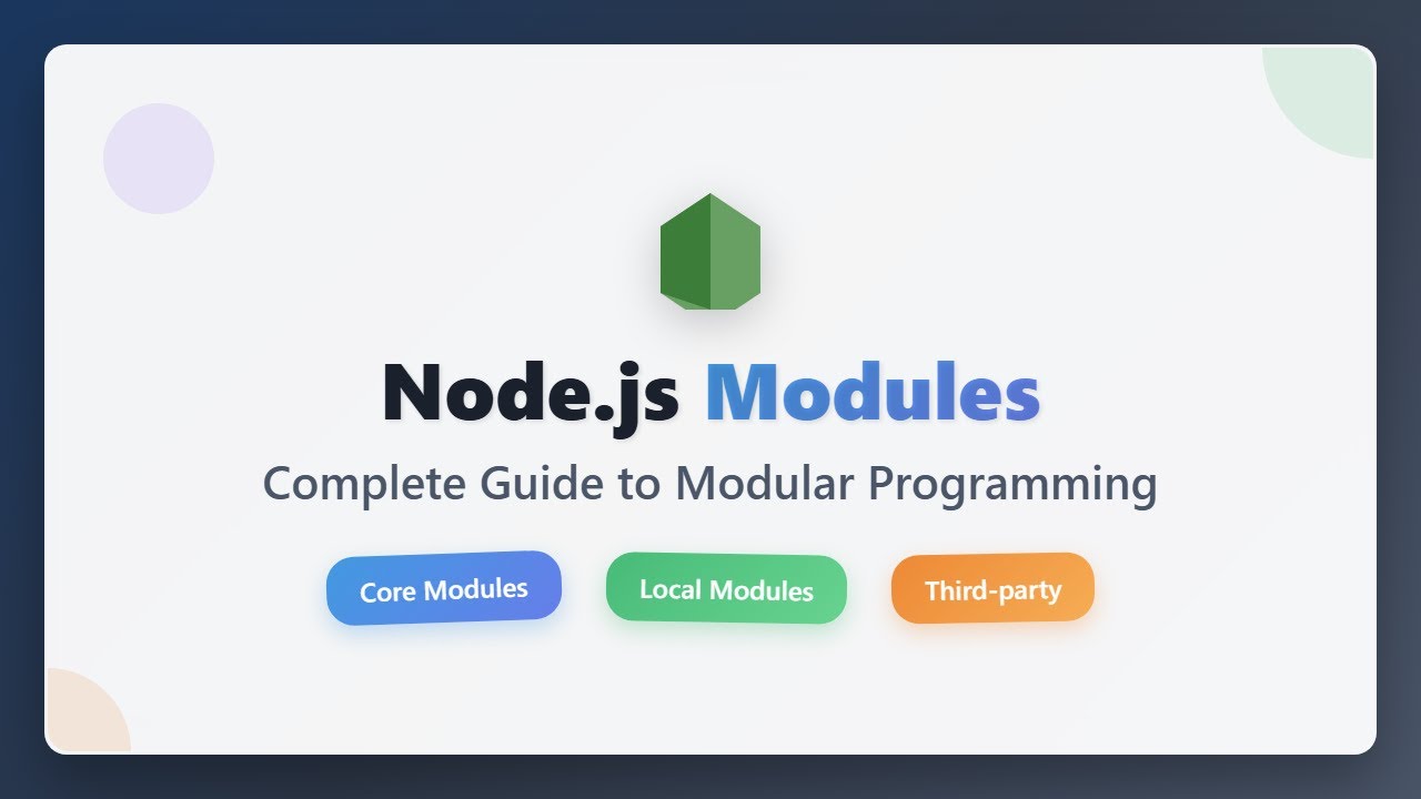 Node.js Modules for Beginners: Simplify Your Code!