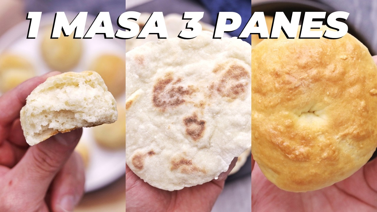 Aprende 3 Formas de Hacer Pan con Solo Harina y Yogur