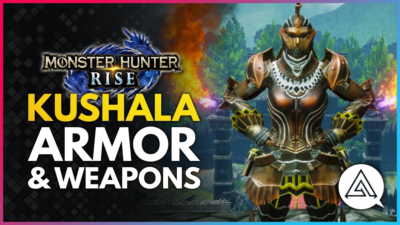 Monster Hunter Rise | New Kushala Armor & Weapon Set - Great for Handicraft!