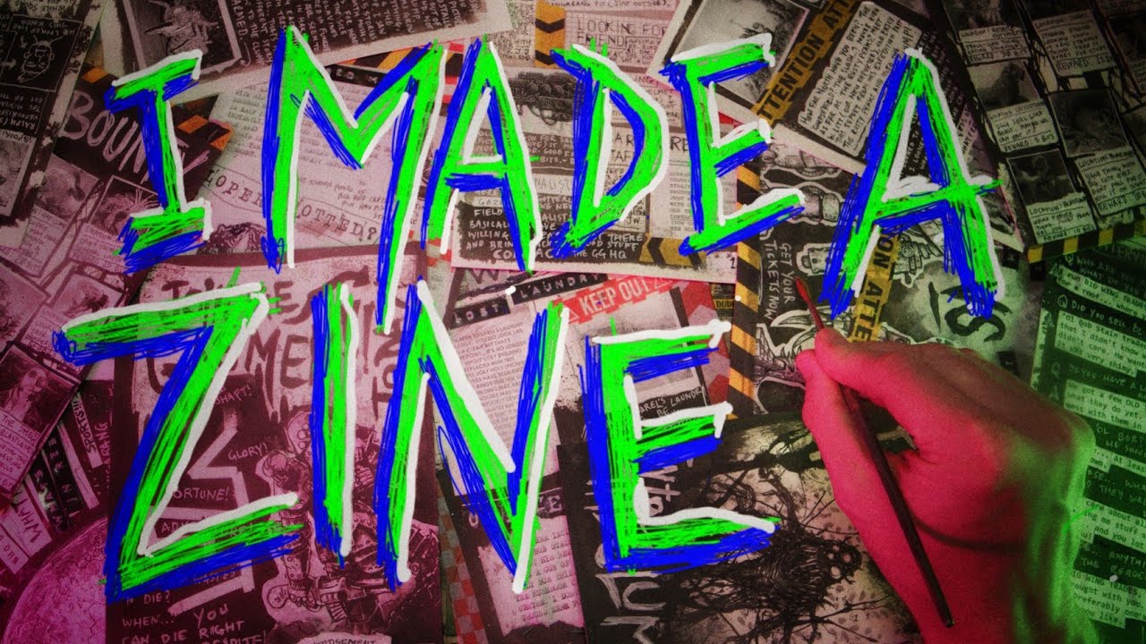 I Made A ZINE Without Using PHOTOSHOP... Old School.