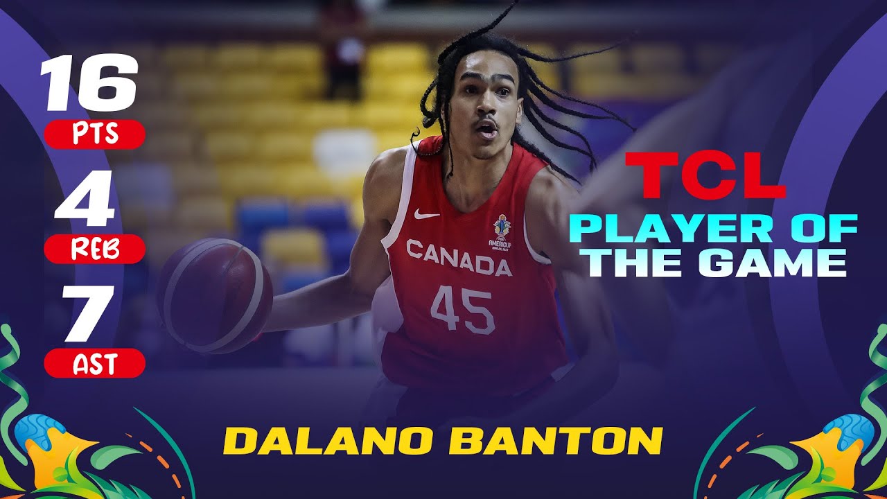 Dalano Banton 🇨🇦 | 16 PTS | 7 AST | 4 REB | TCL Player of the Game vs. Mexico