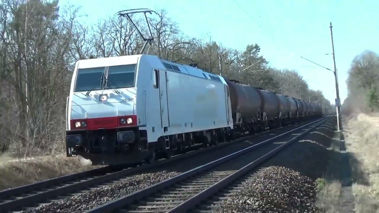 Akiem 185 519 2 with short tanker train heading towards Poland  #cargo #185 #trainspotting