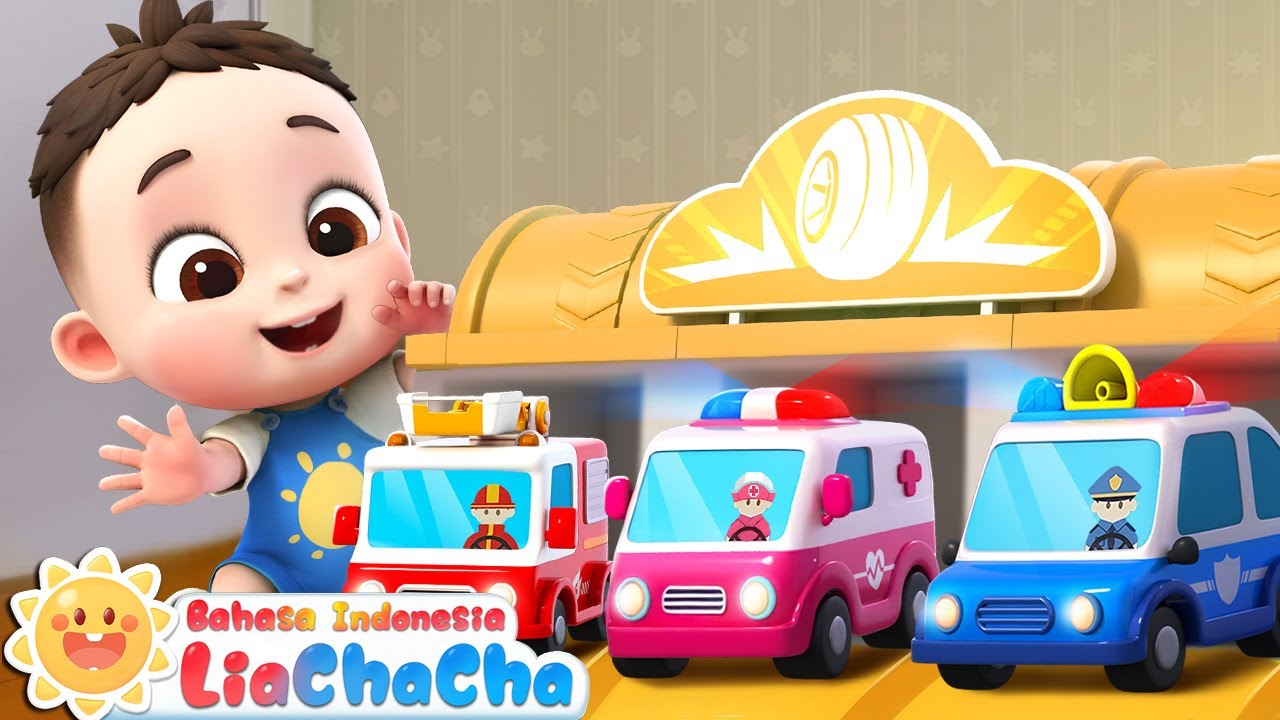 Tempat Parkir Bayi 🚗 | Lagu Mobil Mainan | Lagu Anak Lucu | LiaChaCha Bahasa Indonesia