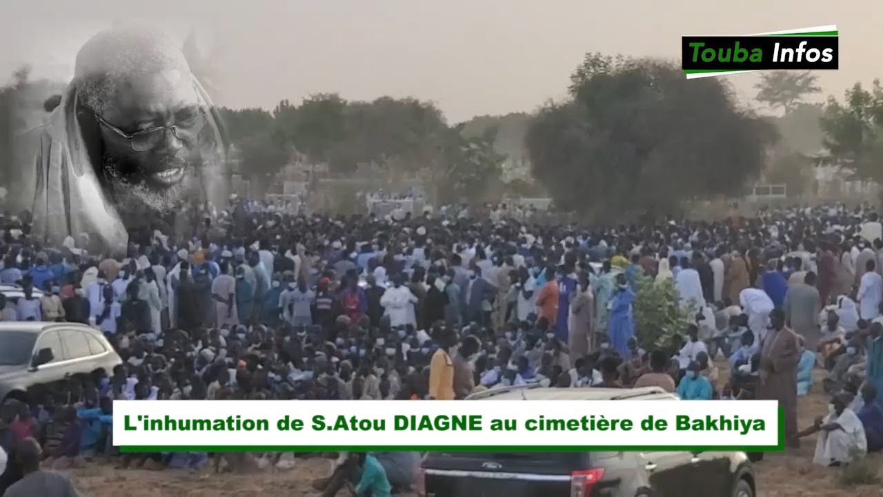Du Jamais Vu : Inhumation de S.Atou DIAGNE au cimetière de Baxiya