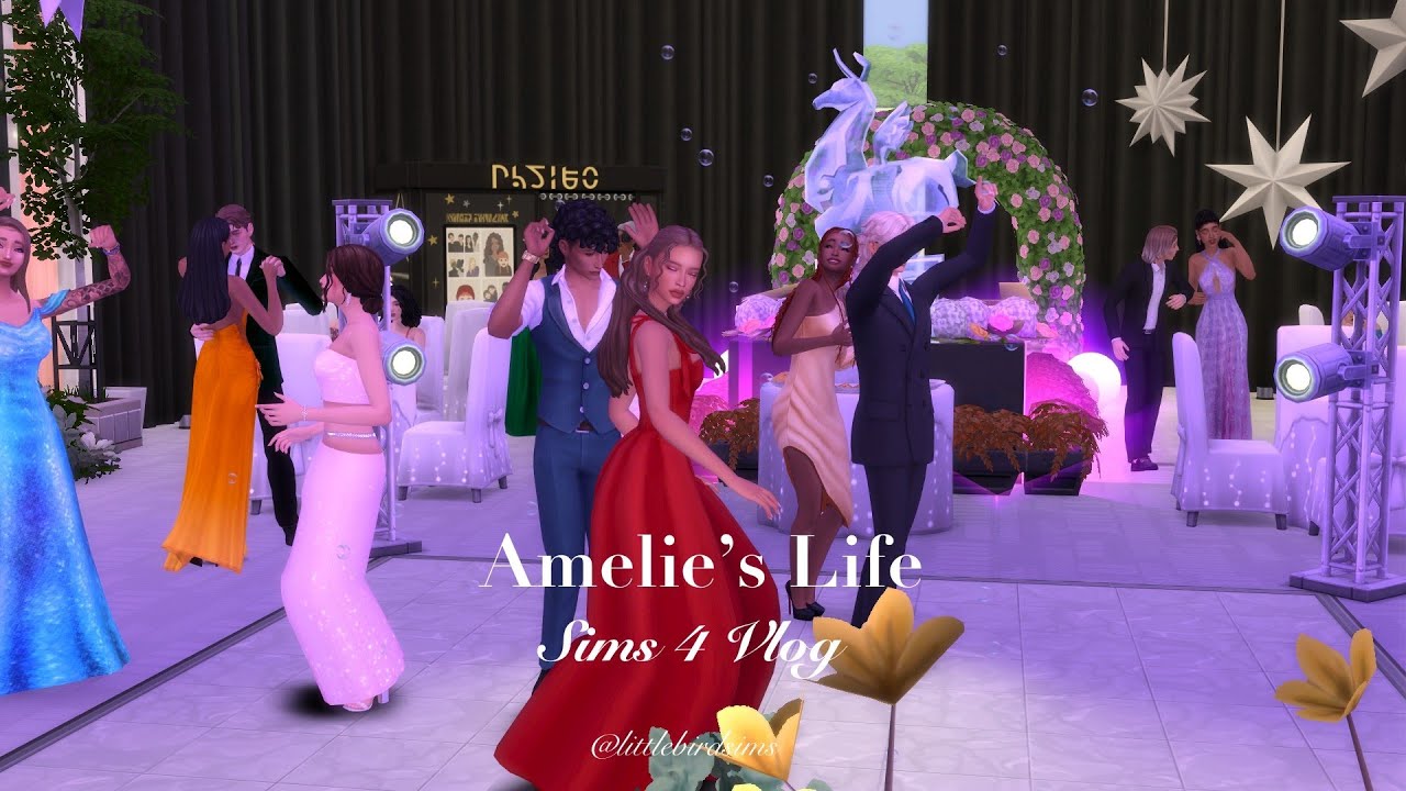 [ Sims 4 Vlog - S5E44 ] Жизнь Амели - Выпускной бал!