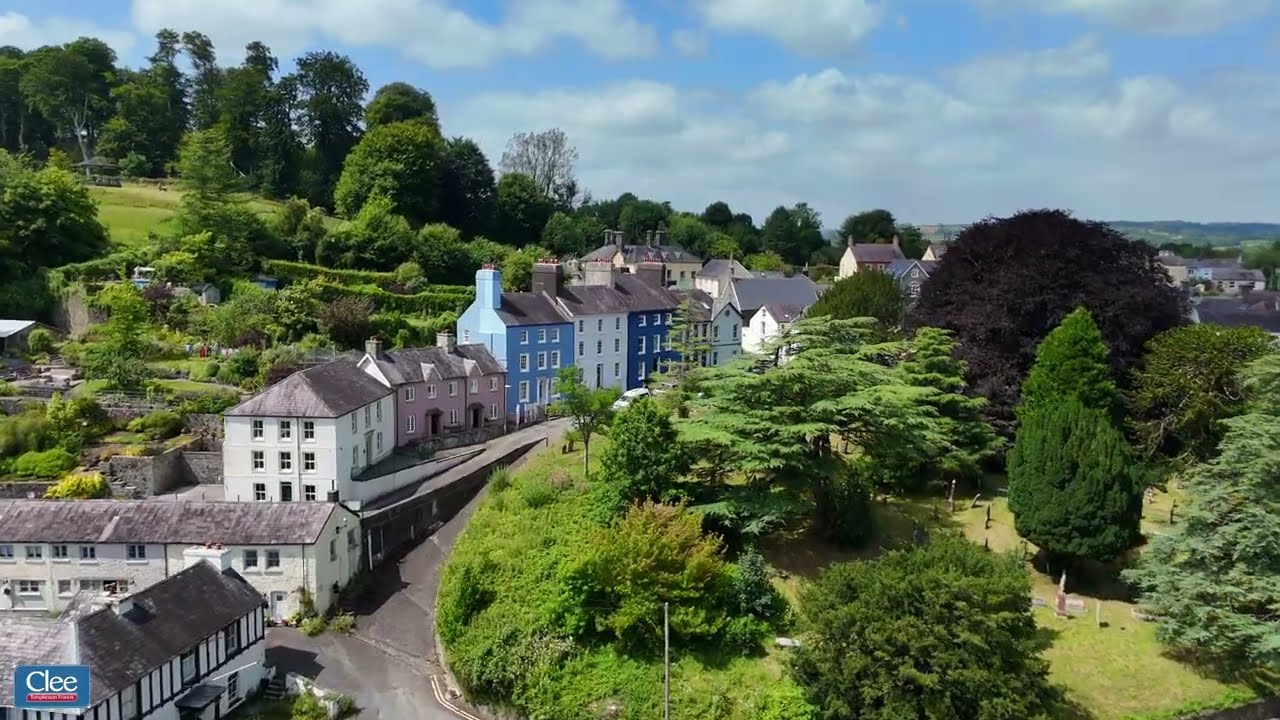Clee Tompkinson Francis Drone Footage - Bank Terrace, Llandeilo
