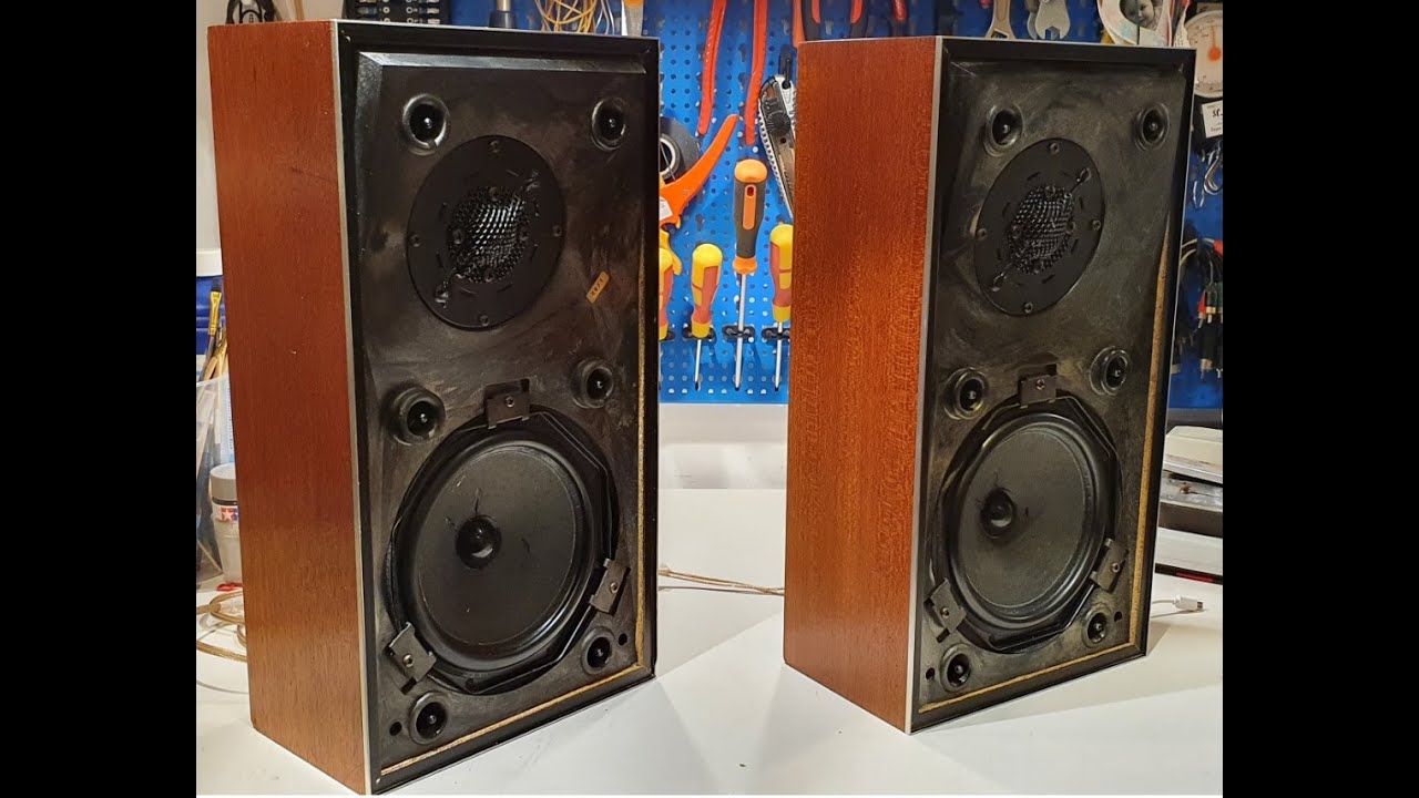Bang holufsen BEOVOX S-30 monitors from 1976'  test