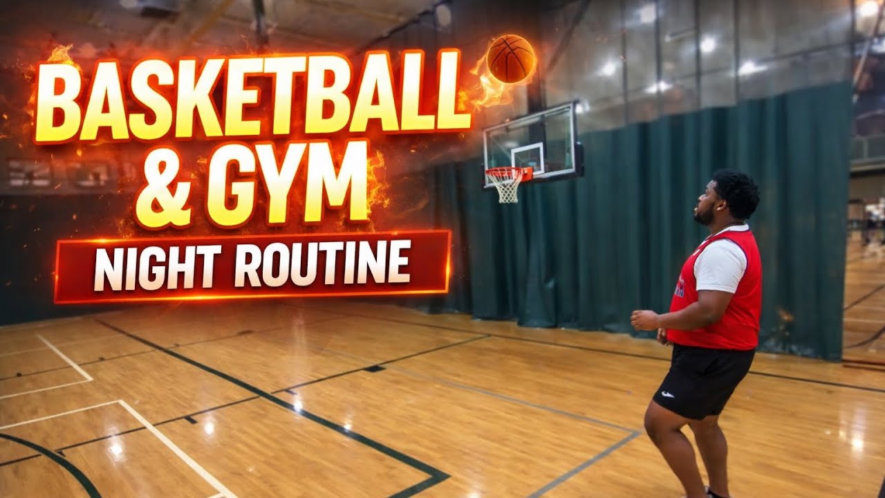 Night At The Gym + ￼Basketball Game {WATCHNOW} #gymmotivation #motivation #influencer 