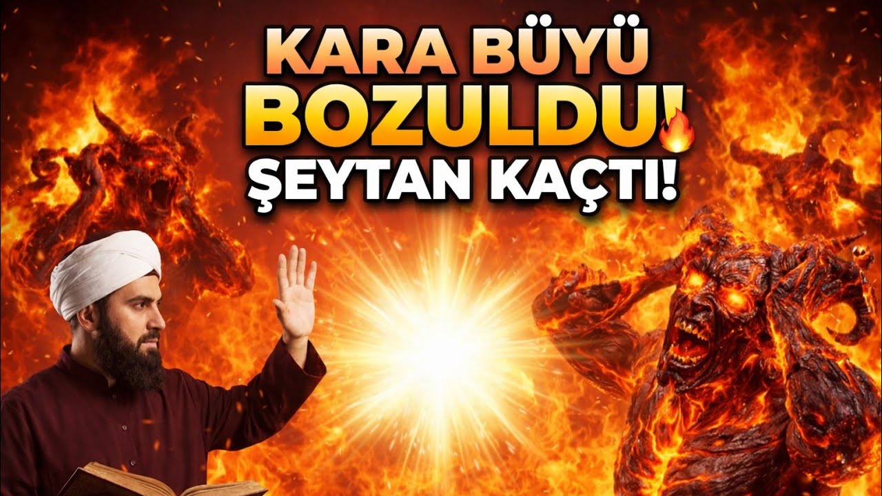 ALLAHU EKBER! RUKYE TERKUAT — KARA BÜYÜ YOK OLDU, ŞEYTAN ÇIĞLIK ATARAK KAÇTI!