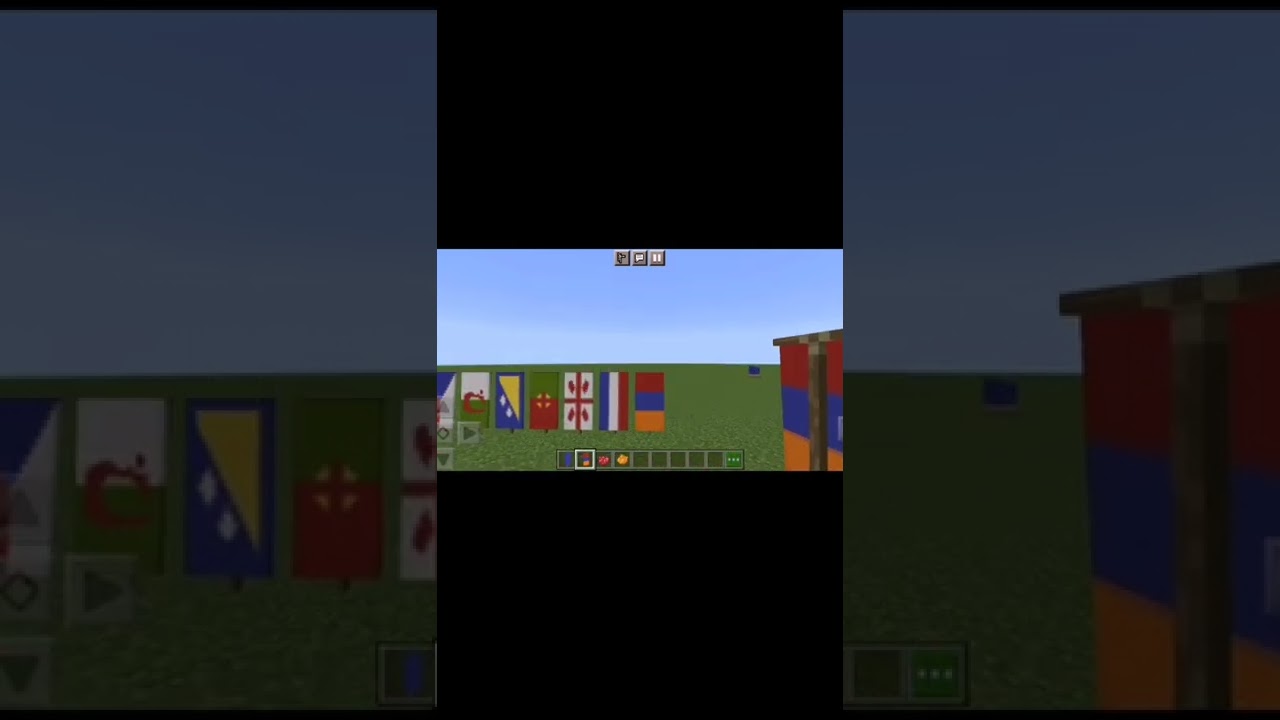 How to make the flag of Armenia in Minecraft #shorts #minecraft #armenia #flags