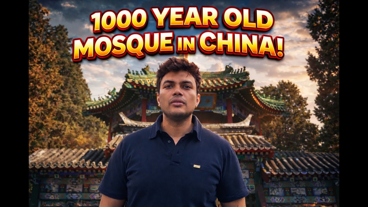 1000 Years Old Mosque in China 😲 | Niujie Mosque Beijing Tour