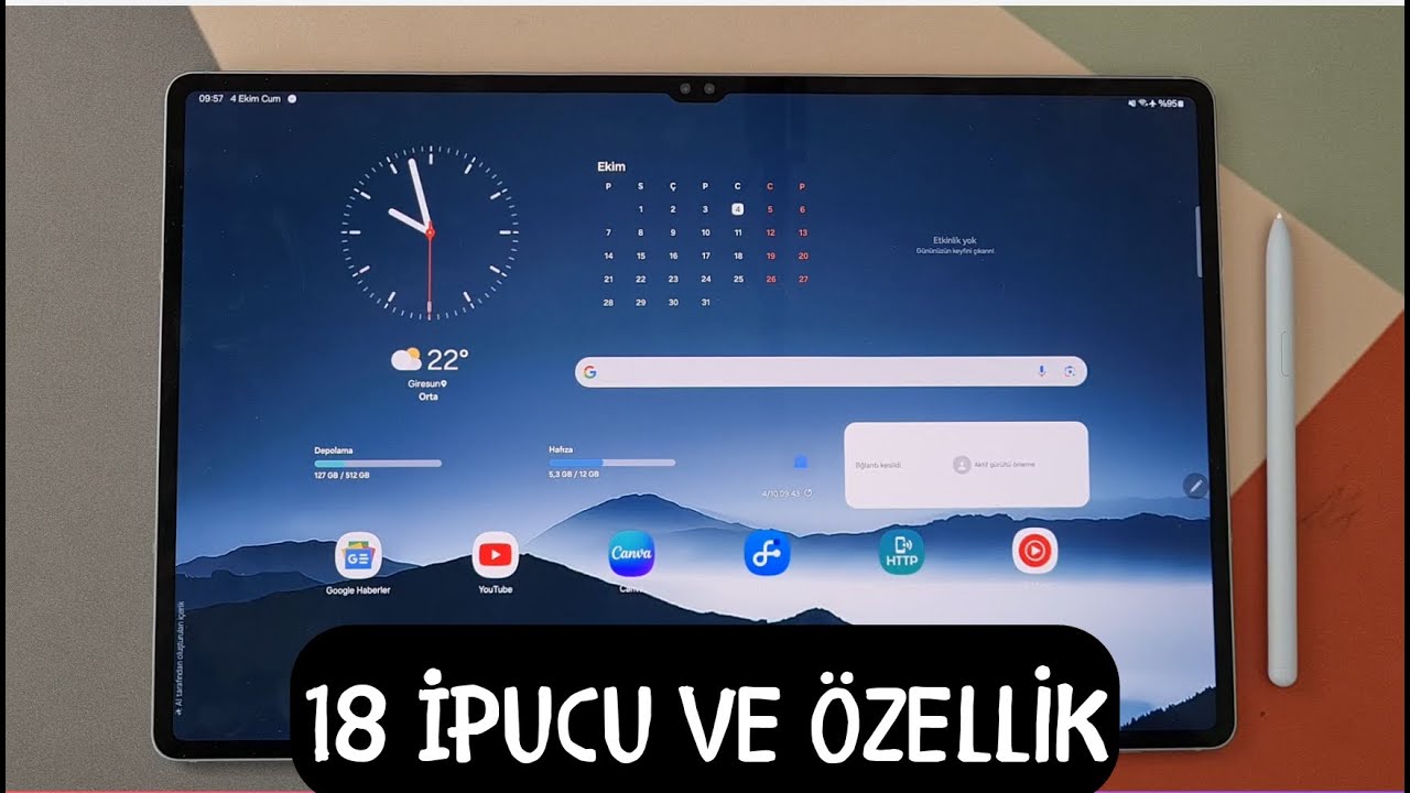 Samsung Galaxy Tab S10 Ultra | Tablet İpuçları 18 Özellik