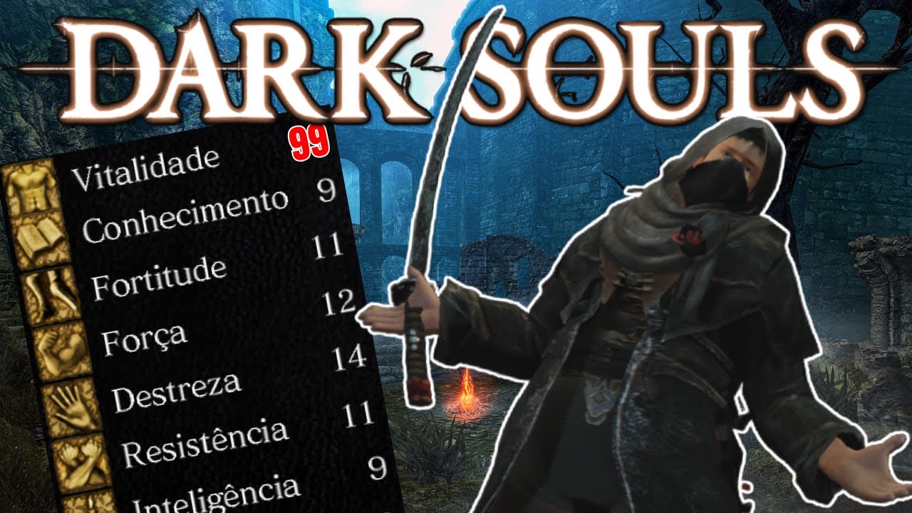 Da pra Zerar Dark Souls só upando Vida ?