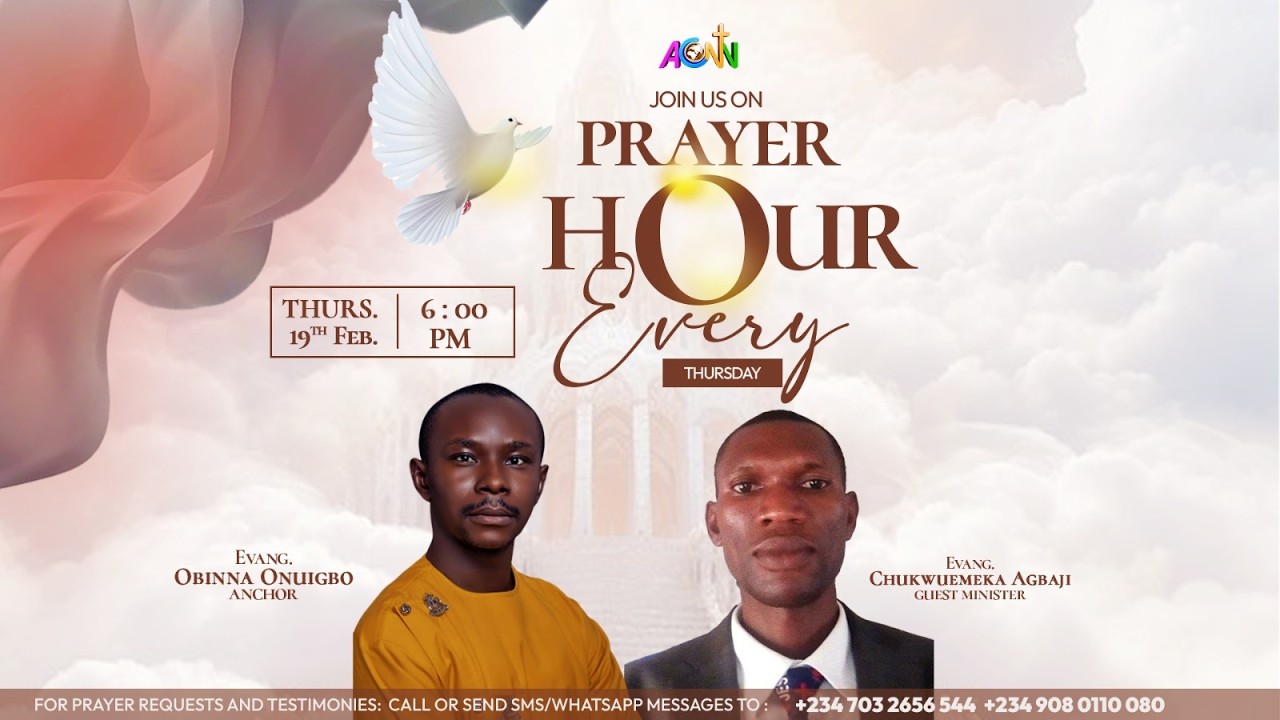 PRAYER HOUR: FEBRUARY 19, 2026