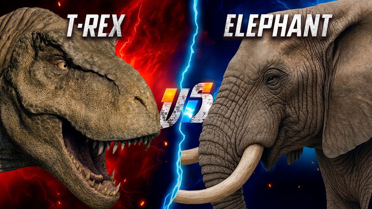 T-Rex vs Elephant