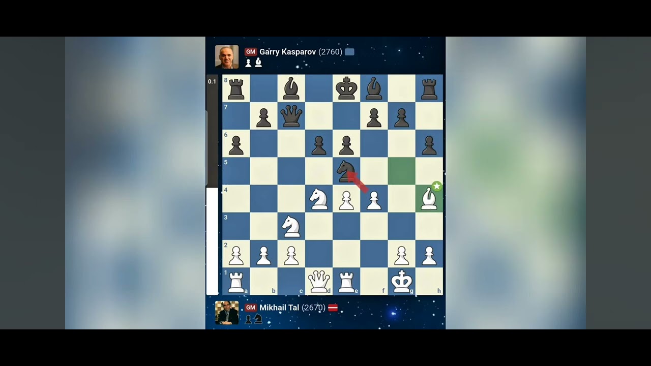 #chess even Kasparov couldn't answer to tal. Opening with most Brillant moves@GothamChess
