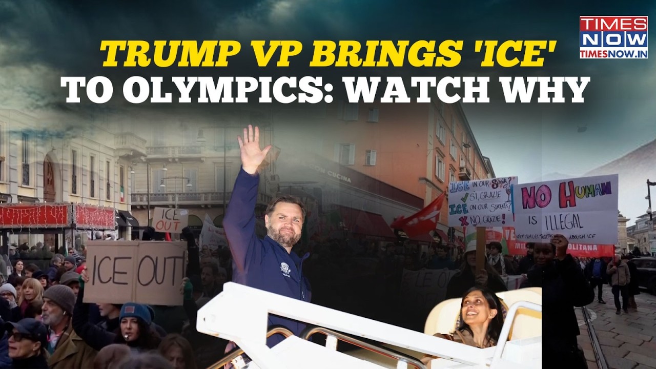 Trump VP Lands In Italy: US 'ICE' Hits Olympics? Why The Fury