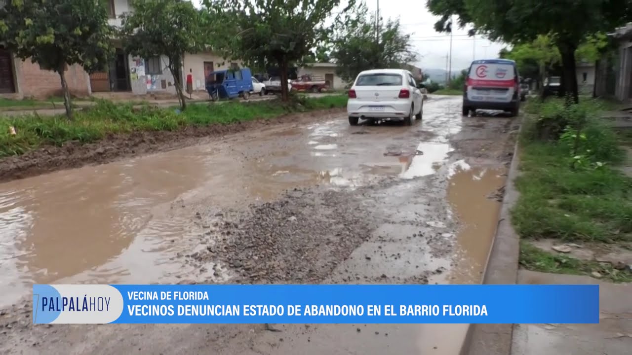 Palpalá: vecinos reclaman por calles en pésimo estado en el barrio Florida