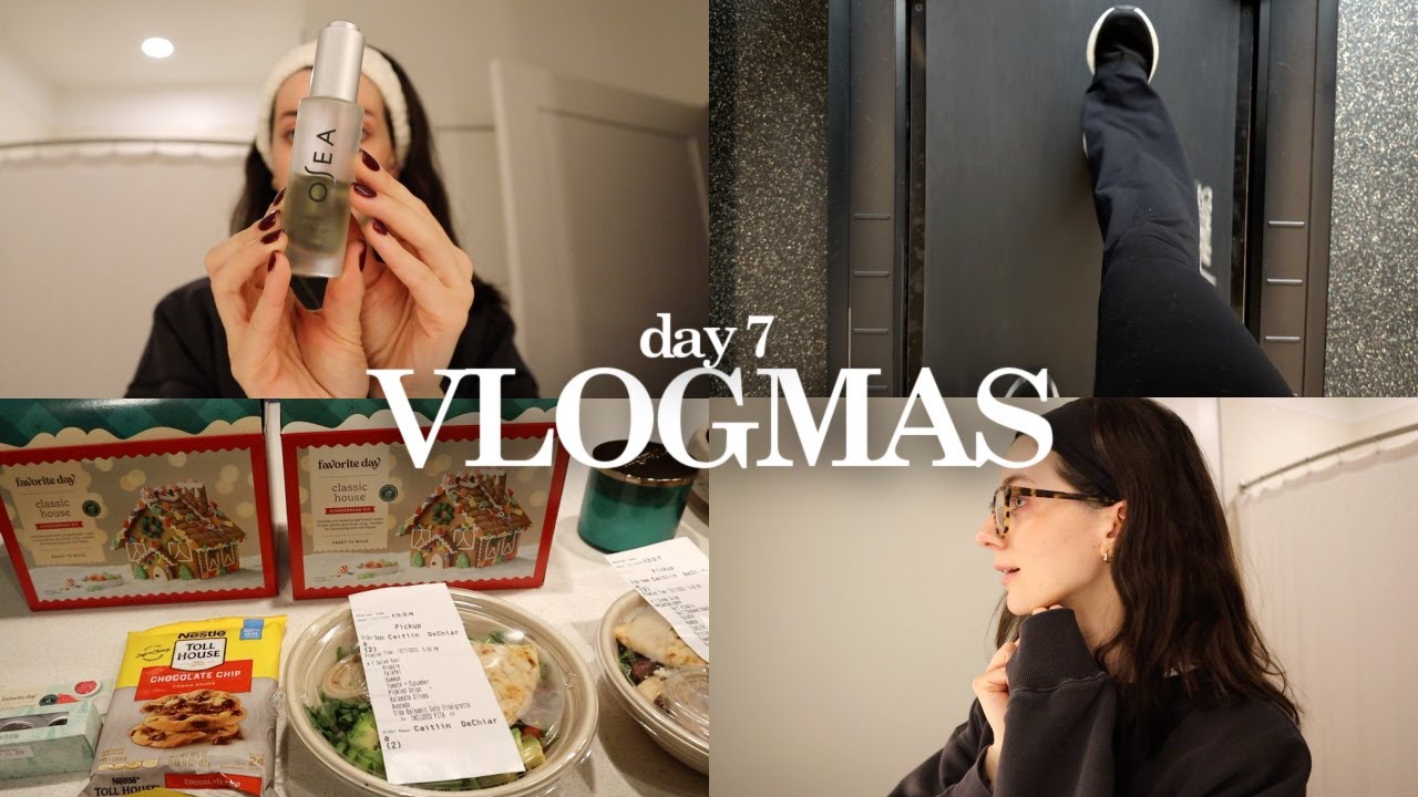 VLOGMAS: trying on new glasses, girls night in & getting takeout, winter skincare for dry skin