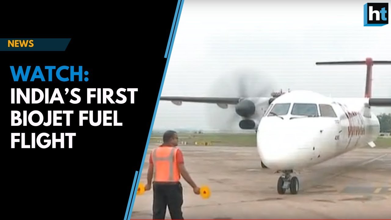 Watch: India&rsquo;s first biojet fuel flight