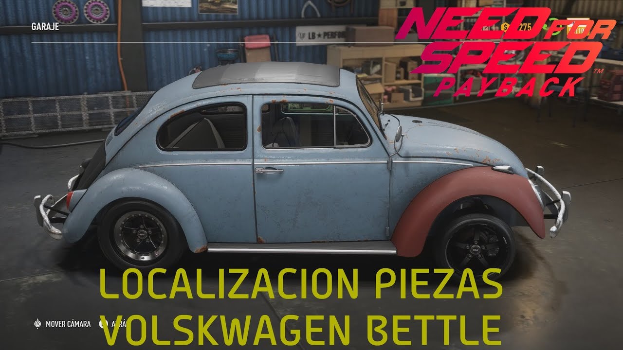 NFS Payback | Localizacion Piezas Volskwagen Bettle