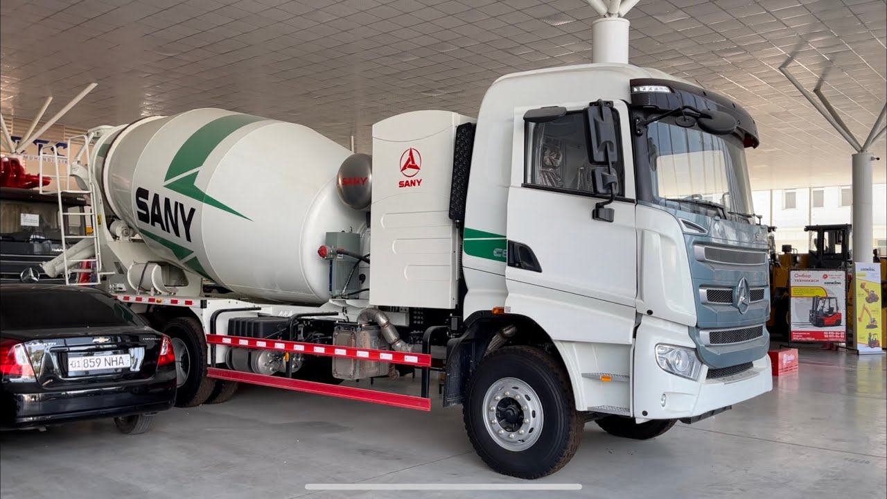 SANY бетономешалка МЕТАНда бир заправка 600 минг сумм