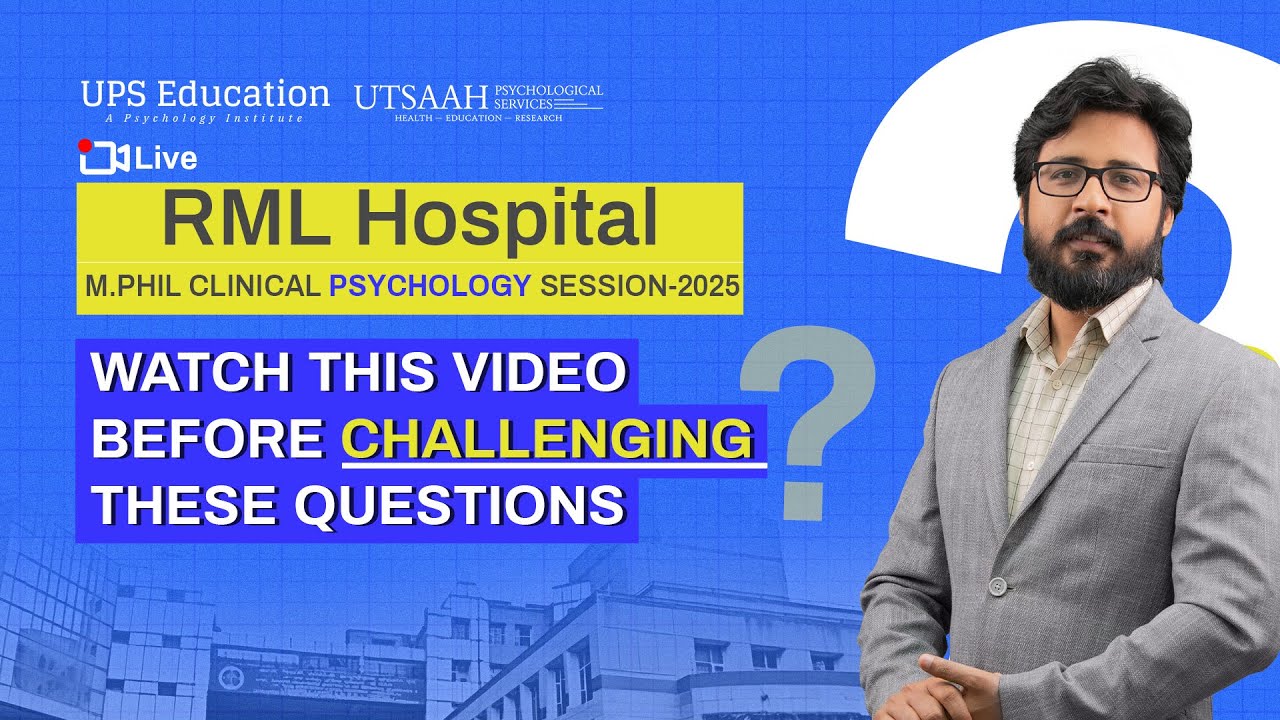 RML M.Phil Clinical Psychology Entrance 🔍 Wrong Answers That Can Be Challenge