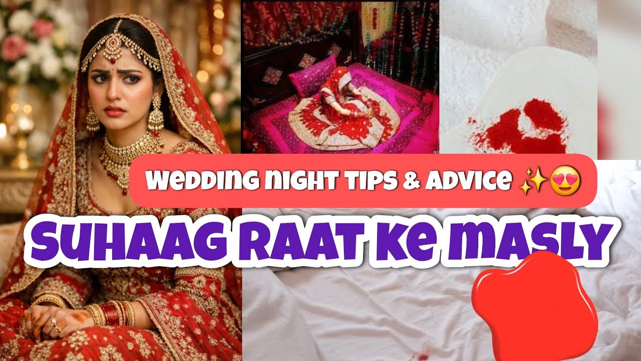 5 Tips For Beautiful Wedding Night| First Wedding Night | Suhagrat Ke Masly | Shadi Ki Pehli Rat 👙