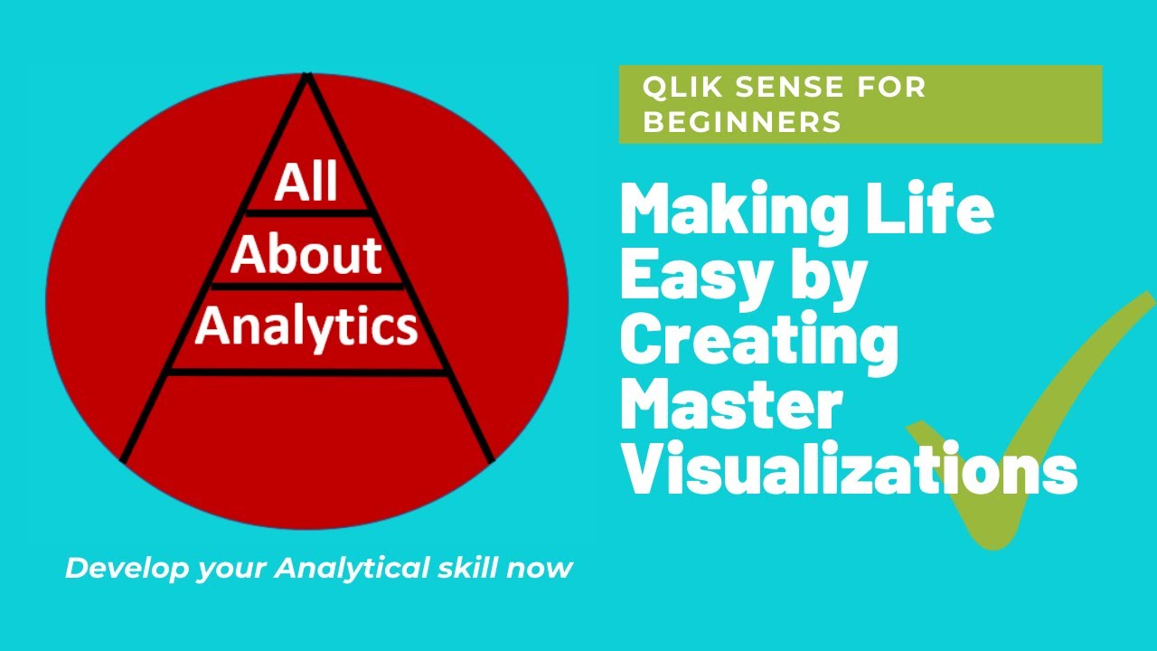 Qlik Sense for Beginners [All in 60 Minutes] - Creating Master Visualization - Part-7-of-10