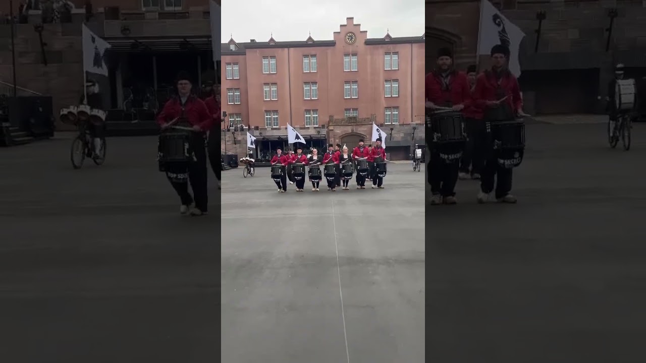 @topsecretdrumcorps ging een nieuwe challenge aan! We zijn van instrumenten en fietsen gewisseld!
