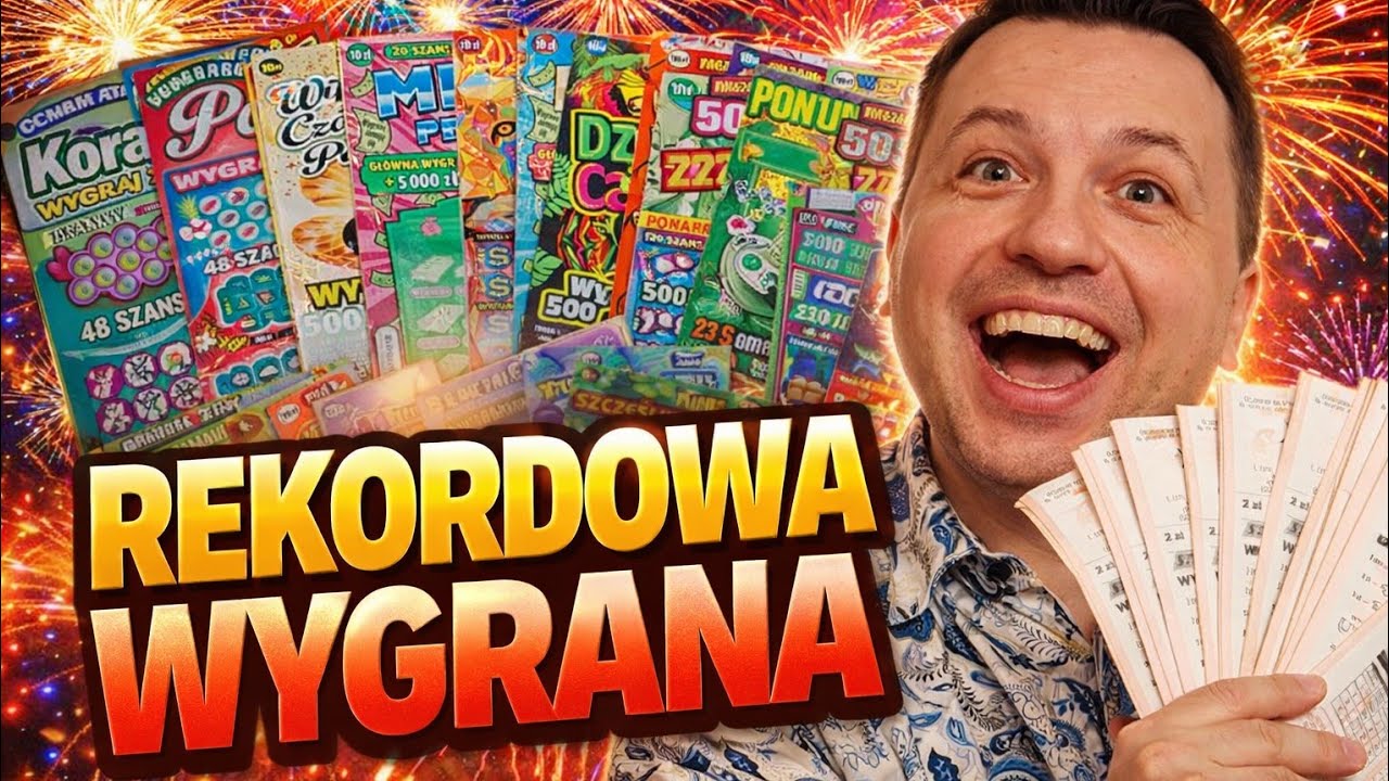 REKORDOWA WYGRANA Zdrapki Lotto za 130 złotych ŁADNA WYGRANA