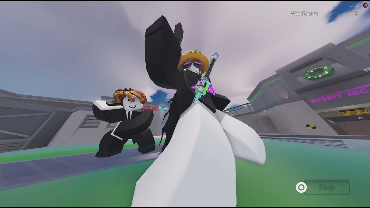 Playing Roblox rivals