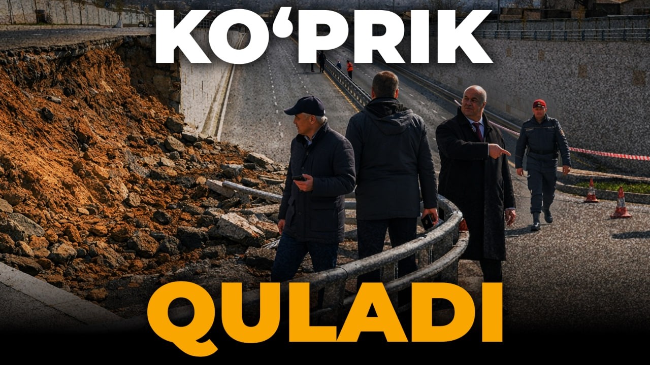 10 MLN DOLLARLIK KOʻPRIK QULADI