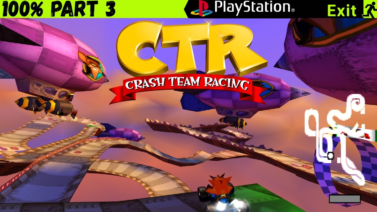 Crash Team Racing (PS1/1999) 100% Part 3