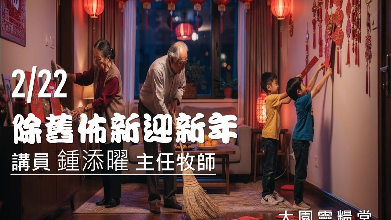 大園靈糧堂|2/22除舊佈新迎新年|鍾添曜牧師