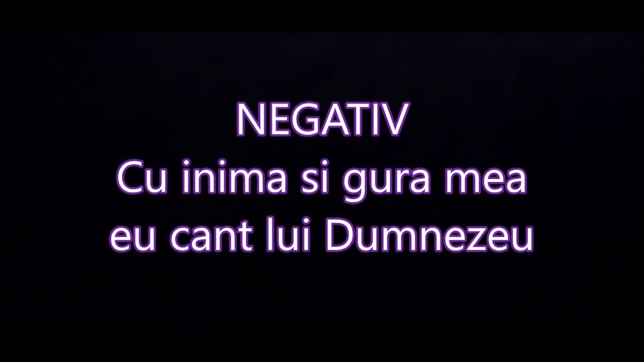 Cu inima si gura mea - negativ