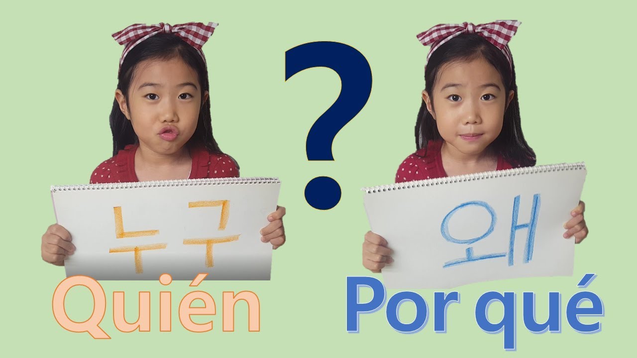 Quién (누구) y Por qué (왜) - Frases interrogativas en coreano (2) / Aprender coreano