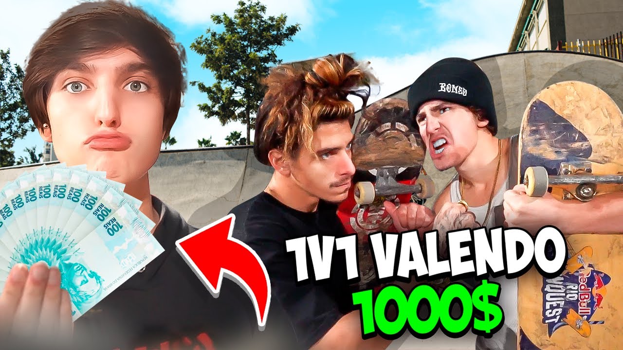 FIZ UM CAMPEONATO 1v1 DE SKATE VALENDO $1000