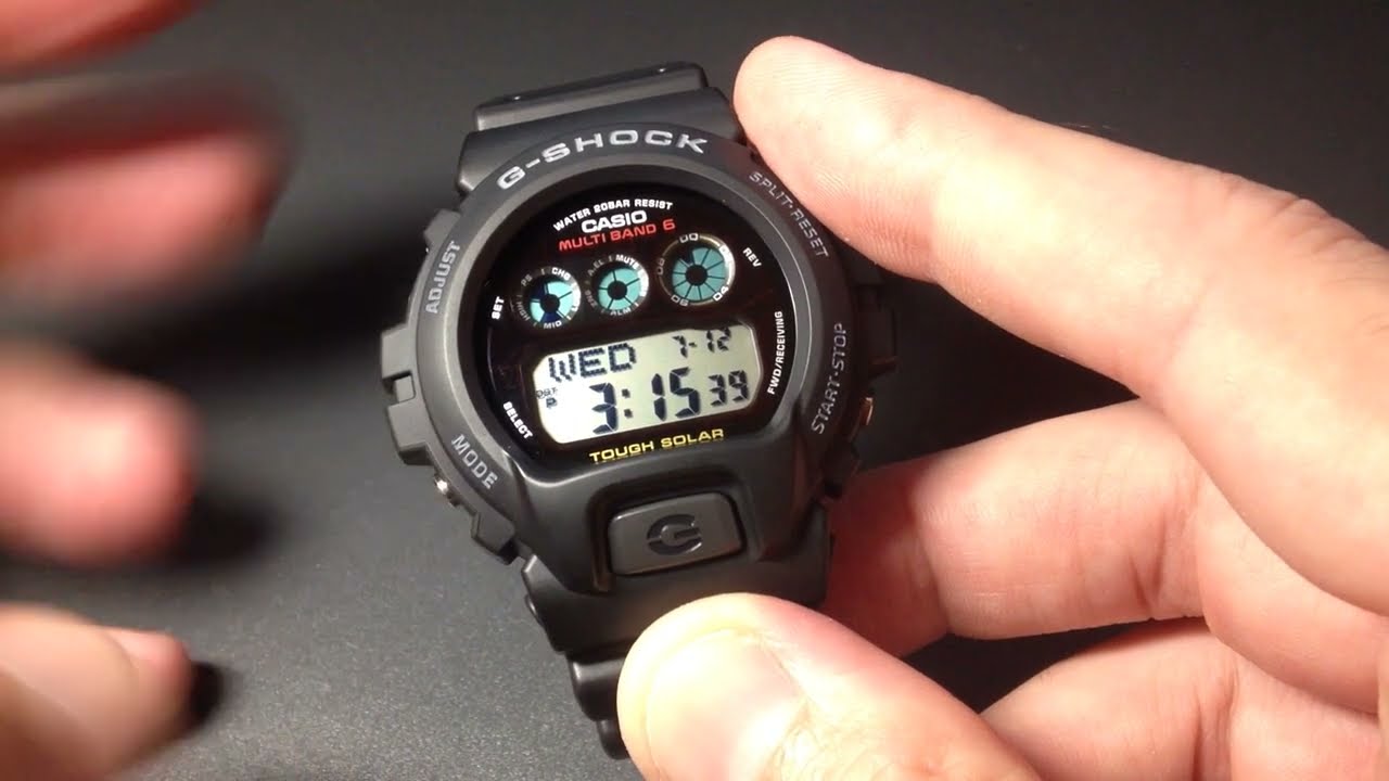 Casio G-Shock (GW-6900-1CF) | Button Tones