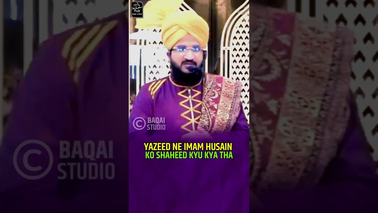 yazeed ne imam Husain ko shaheed kyu kya tha #muftisalmanazhari #shortfeed #bayan