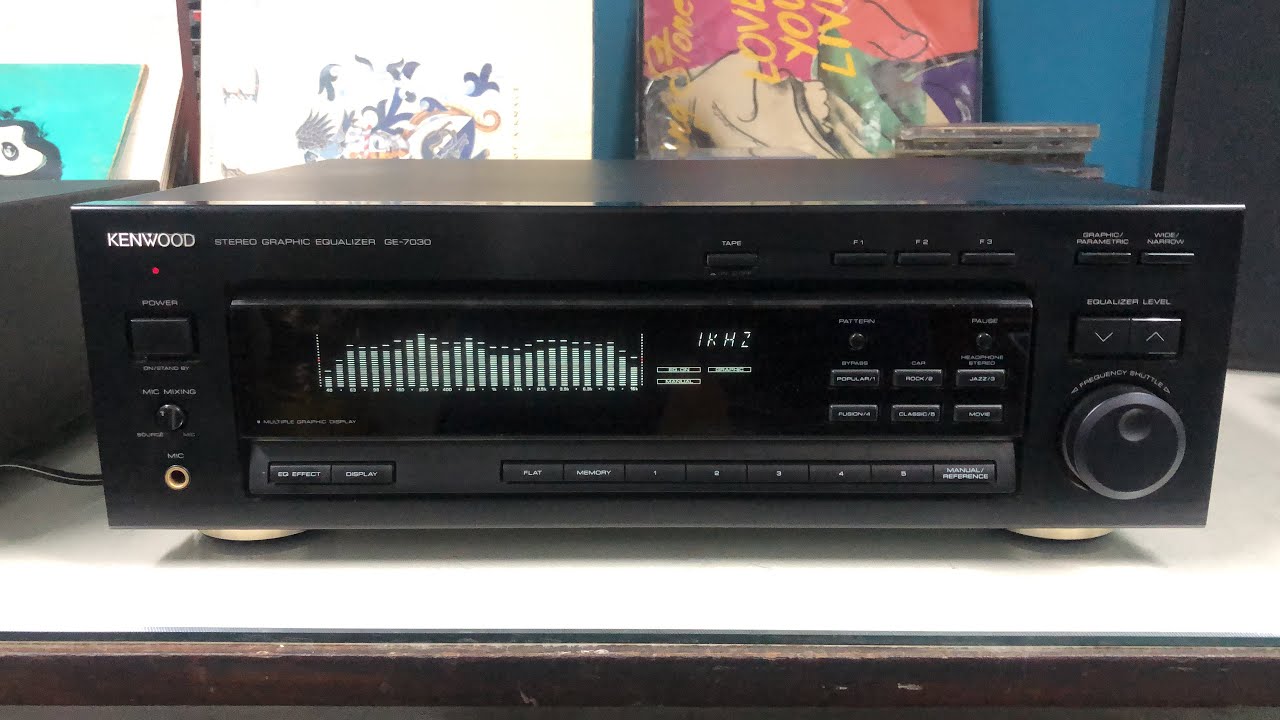 O Rei do Som - Equalizador Kenwood GE-7030