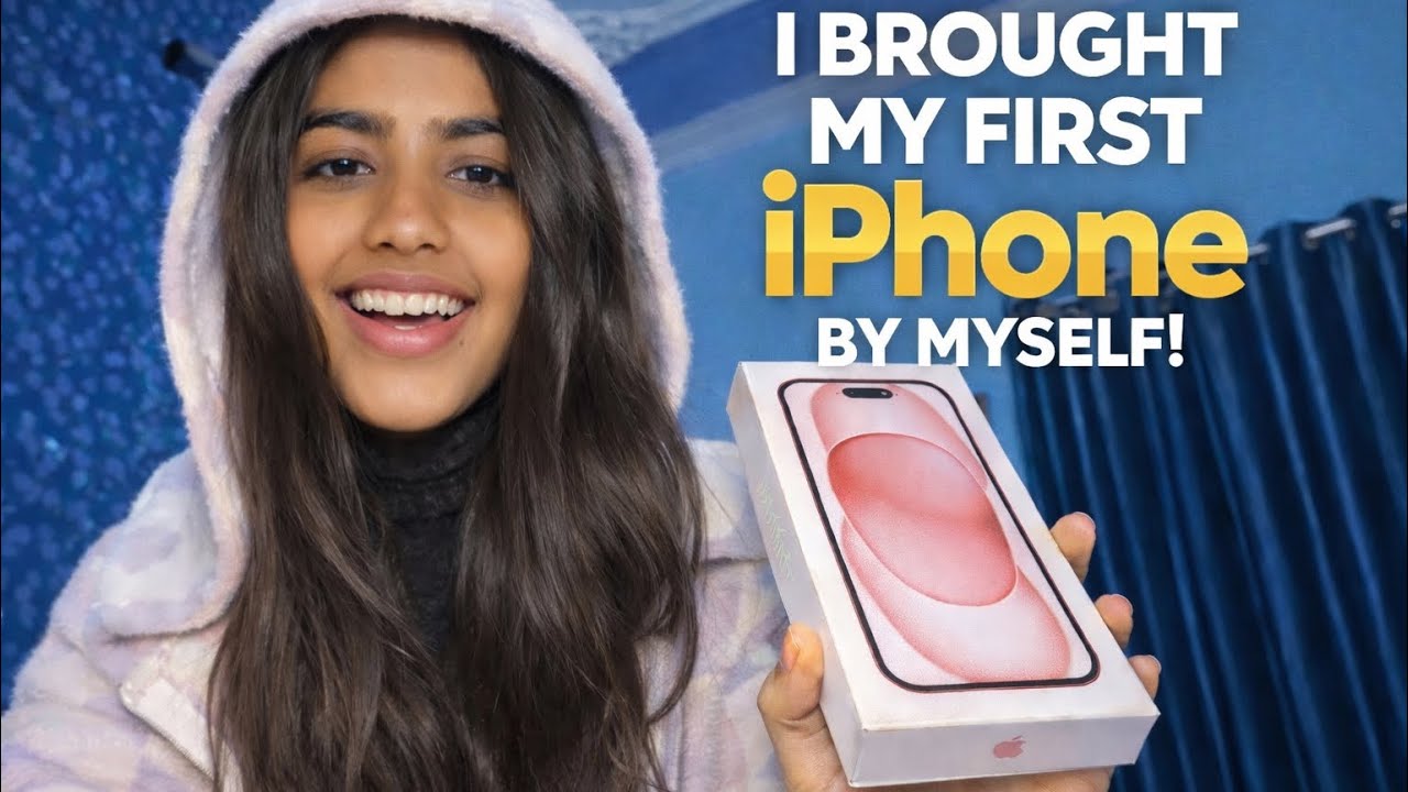 “I Bought My First iPhone by Myself” | IPHONE 15 UNBOXING |
